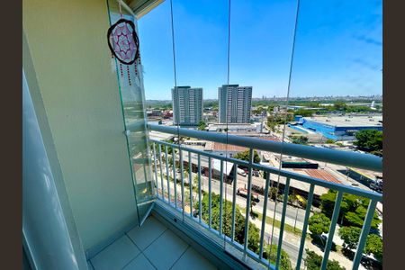 Varanda da Sala de apartamento para alugar com 2 quartos, 57m² em Vila das Palmeiras, Guarulhos