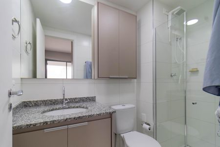 Apartamento para alugar com 32m², 1 quarto e sem vagaBanheiro da Suíte