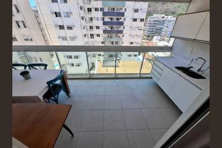 Varanda  de apartamento à venda com 3 quartos, 100m² em Botafogo, Rio de Janeiro