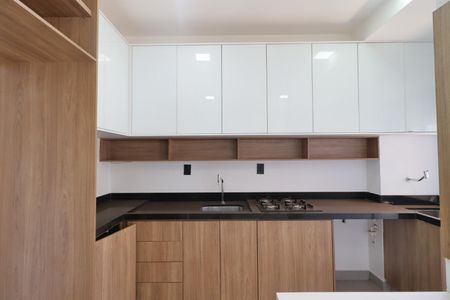 Cozinha de apartamento para alugar com 1 quarto, 53m² em Alto da Boa Vista, Ribeirão Preto