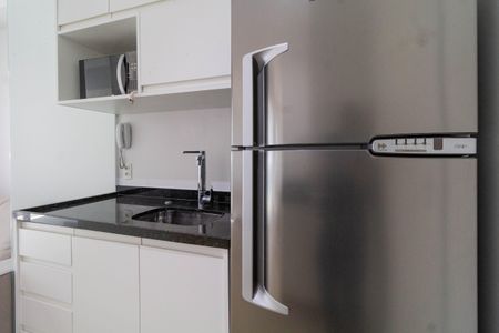 Cozinha de kitnet/studio para alugar com 1 quarto, 34m² em Barra Funda, São Paulo