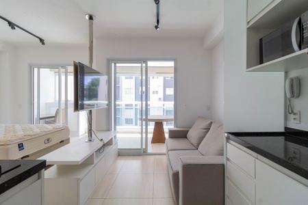 Entrada de kitnet/studio para alugar com 1 quarto, 34m² em Barra Funda, São Paulo