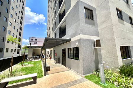 Apartamento para alugar com 37m², 2 quartos e sem vagaFachada do bloco