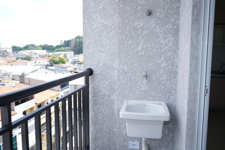 Varanda de kitnet/studio para alugar com 1 quarto, 28m² em Vila Carrão, São Paulo