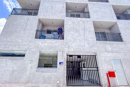 Studio à venda com 28m², 1 quarto e sem vagaFachada com Plaquinha