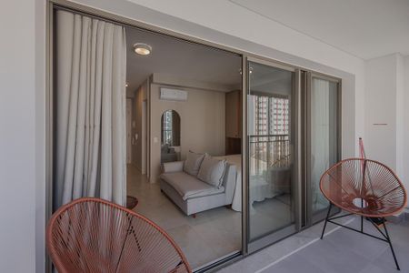 Studio para alugar com 30m², 1 quarto e sem vagaVaranda