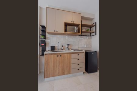Studio para alugar com 30m², 1 quarto e sem vagaCozinha