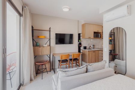 Studio para alugar com 30m², 1 quarto e sem vagaQuarto