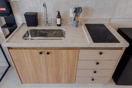 Studio para alugar com 30m², 1 quarto e sem vagaCozinha