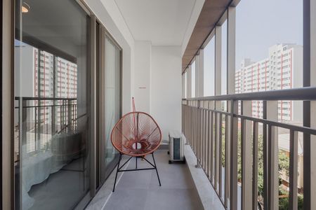 Studio para alugar com 30m², 1 quarto e sem vagaVaranda