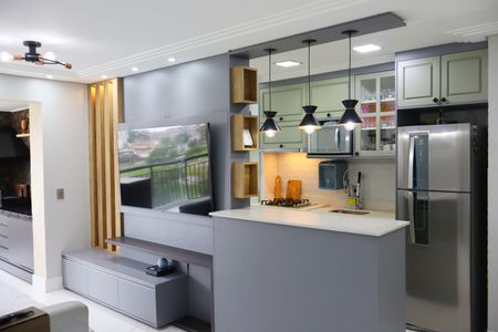 Sala de apartamento para alugar com 2 quartos, 68m² em Jardim Flor da Montanha, Guarulhos