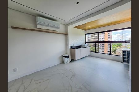 Sala de apartamento à venda com 1 quarto, 40m² em Jardim, Santo André