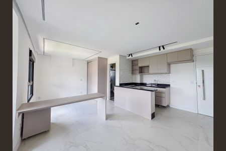 Cozinha de apartamento à venda com 1 quarto, 40m² em Jardim, Santo André