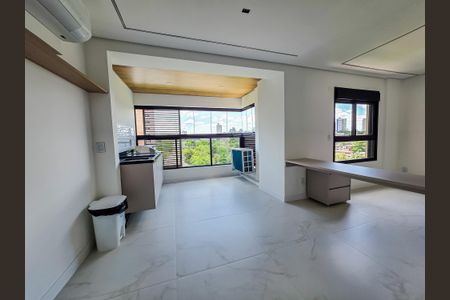 Sala de apartamento à venda com 1 quarto, 40m² em Jardim, Santo André