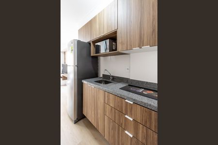 Studio para alugar com 26m², 1 quarto e sem vaga Studio para alugar com 26m², 1 quarto e sem vagaCozinha