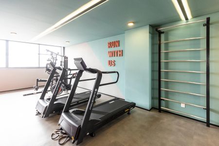 Studio para alugar com 26m², 1 quarto e sem vaga Studio para alugar com 26m², 1 quarto e sem vagaAcademia