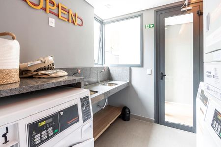 Studio para alugar com 26m², 1 quarto e sem vaga Studio para alugar com 26m², 1 quarto e sem vagaLavanderia