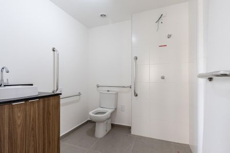 Studio para alugar com 26m², 1 quarto e sem vaga Studio para alugar com 26m², 1 quarto e sem vagaBanheiro