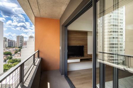 Studio para alugar com 26m², 1 quarto e sem vaga Studio para alugar com 26m², 1 quarto e sem vagaVaranda