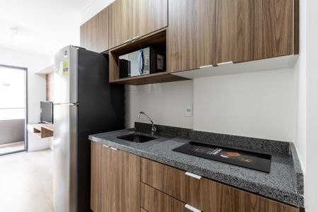 Studio para alugar com 26m², 1 quarto e sem vaga Studio para alugar com 26m², 1 quarto e sem vagaCozinha