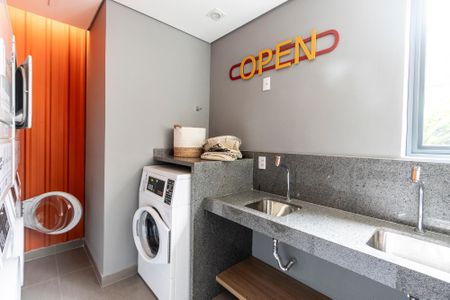 Studio para alugar com 26m², 1 quarto e sem vaga Studio para alugar com 26m², 1 quarto e sem vagaLavanderia