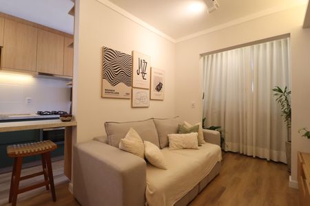 Sala de apartamento para alugar com 2 quartos, 51m² em Shopping Park, Uberlândia