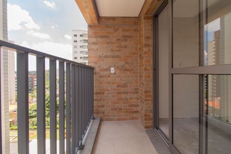 Varanda de kitnet/studio para alugar com 1 quarto, 24m² em Chácara Klabin, São Paulo