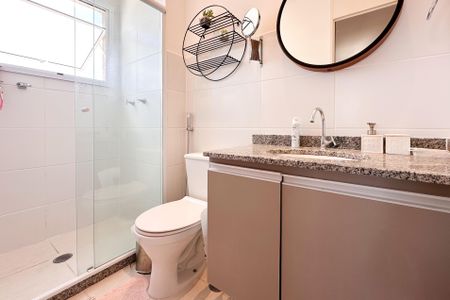 Apartamento para alugar com 64m², 2 quartos e 1 vagaBanheiro da Suíte