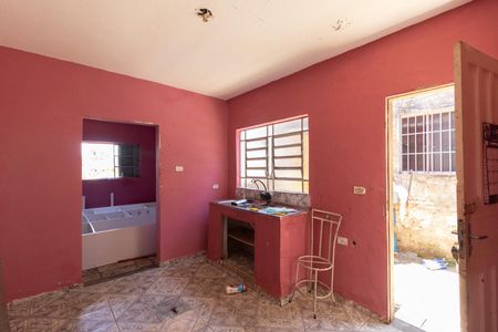 Cozinha de casa para alugar com 1 quarto, 30m² em Jardim Robru, São Paulo