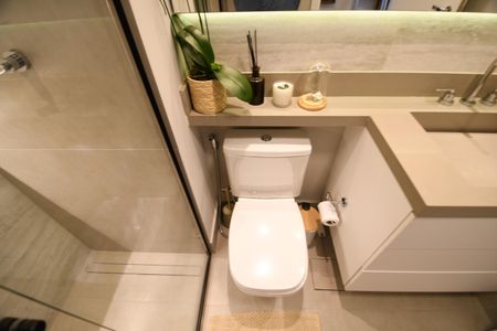 Apartamento à venda com 67m², 2 quartos e 1 vagaBanheiro Social