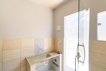 Cozinha de kitnet/studio para alugar com 1 quarto, 16m² em Campo Grande, Rio de Janeiro