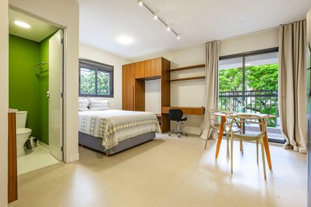 Studio de kitnet/studio para alugar com 1 quarto, 27m² em Pinheiros, São Paulo