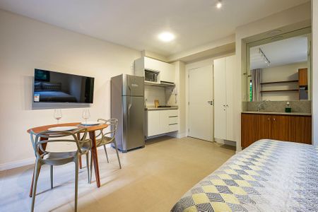 Studio de kitnet/studio para alugar com 1 quarto, 27m² em Pinheiros, São Paulo