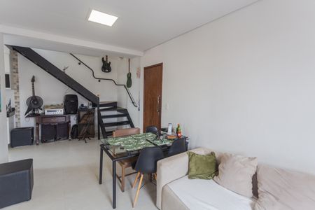 Sala de apartamento à venda com 4 quartos, 130m² em Sagrada Família, Belo Horizonte