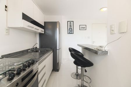 Apartamento à venda com 38m², 1 quarto e 1 vagaCozinha 