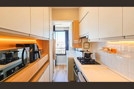 Apartamento à venda com 46m², 2 quartos e 1 vagaCozinha e área de serviço