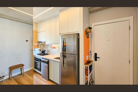 Apartamento à venda com 46m², 2 quartos e 1 vagaCozinha e área de serviço