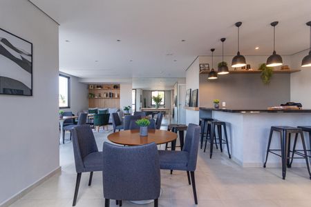 Apartamento à venda com 46m², 2 quartos e 1 vagaÁrea comum - Salão de festas