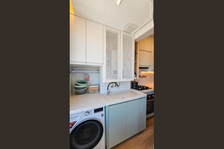 Apartamento à venda com 46m², 2 quartos e 1 vagaCozinha e área de serviço