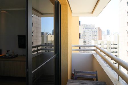 Studio para alugar com 35m², 1 quarto e 1 vagaVaranda