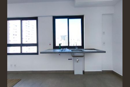 Cozinha de kitnet/studio para alugar com 1 quarto, 24m² em Vila Mariana, São Paulo