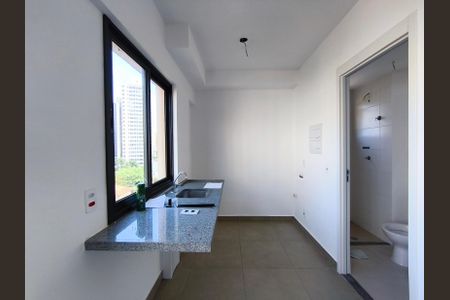 Cozinha de kitnet/studio para alugar com 1 quarto, 24m² em Vila Mariana, São Paulo