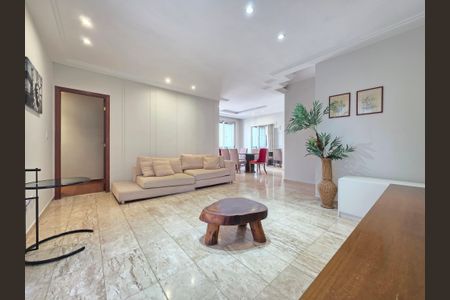 Sala  de apartamento para alugar com 4 quartos, 137m² em Lourdes, Belo Horizonte
