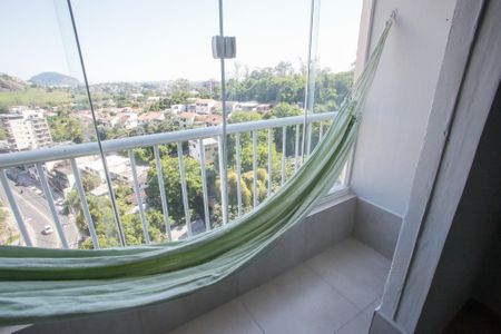 Varanda da Sala de apartamento para alugar com 2 quartos, 60m² em Jacarepaguá, Rio de Janeiro