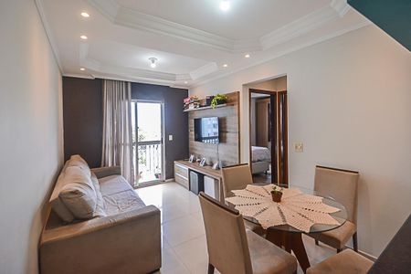 Sala de apartamento para alugar com 2 quartos, 52m² em Jardim Colonial, São Bernardo do Campo