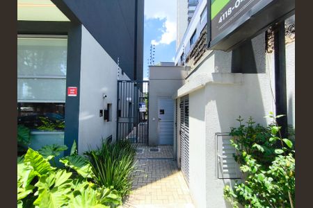 Studio para alugar com 27m², 1 quarto e sem vaga Studio para alugar com 27m², 1 quarto e sem vagaFachada + Plaquinha Escreva qual o cômodo