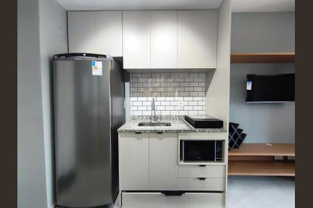 Cozinha de kitnet/studio para alugar com 1 quarto, 27m² em Ipiranga, São Paulo