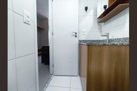 Studio para alugar com 27m², 1 quarto e sem vaga Studio para alugar com 27m², 1 quarto e sem vagaBanheiro