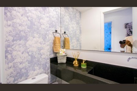 Lavabo de apartamento à venda com 2 quartos, 72m² em Vila Assunção, Santo André