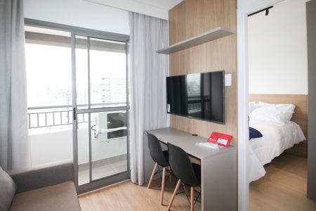 Sala de apartamento à venda com 1 quarto, 25m² em Vila Nova Conceição, São Paulo